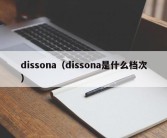 dissona（dissona是什么档次）