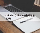 chlosio（chlosio销售助理怎么样）