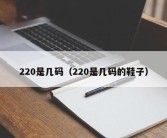 220是几码（220是几码的鞋子）