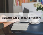 skap是什么牌子（SKAP是什么牌子）