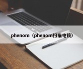 phenom（phenom扫描电镜）