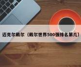 迈克尔戴尔（戴尔世界500强排名第几）