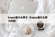 kappa是什么牌子（kappa是什么牌子的鞋）