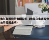 雅戈尔集团股份有限公司（雅戈尔集团股份有限公司是国企吗）