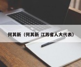 何其新（何其新 江苏省人大代表）