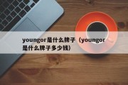 youngor是什么牌子（youngor是什么牌子多少钱）