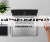 wis属于什么档次（wis两款有什么区别）